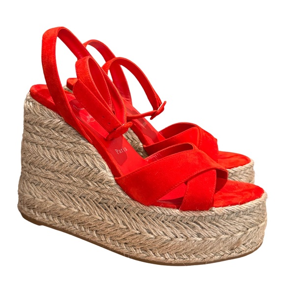 Christian Louboutin Mariza Zeppa 130 Sandals - Picture 2 of 4